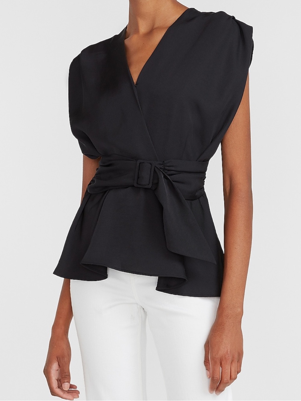 Express Belted Top - NWT